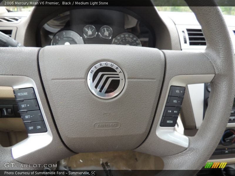 Black / Medium Light Stone 2006 Mercury Milan V6 Premier