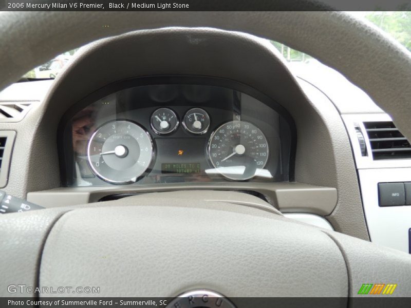 Black / Medium Light Stone 2006 Mercury Milan V6 Premier
