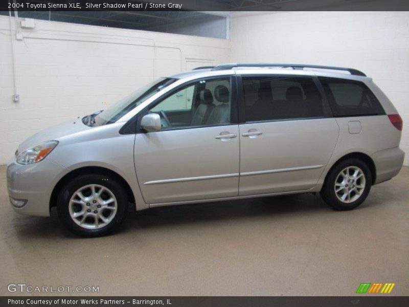 Silver Shadow Pearl / Stone Gray 2004 Toyota Sienna XLE