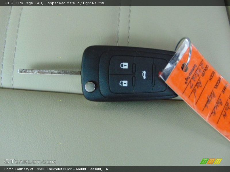 Copper Red Metallic / Light Neutral 2014 Buick Regal FWD