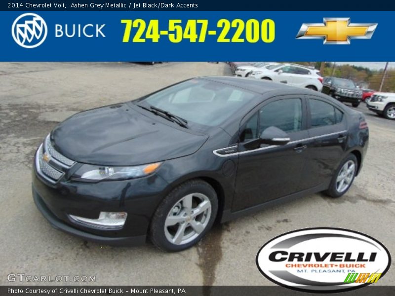 Ashen Grey Metallic / Jet Black/Dark Accents 2014 Chevrolet Volt