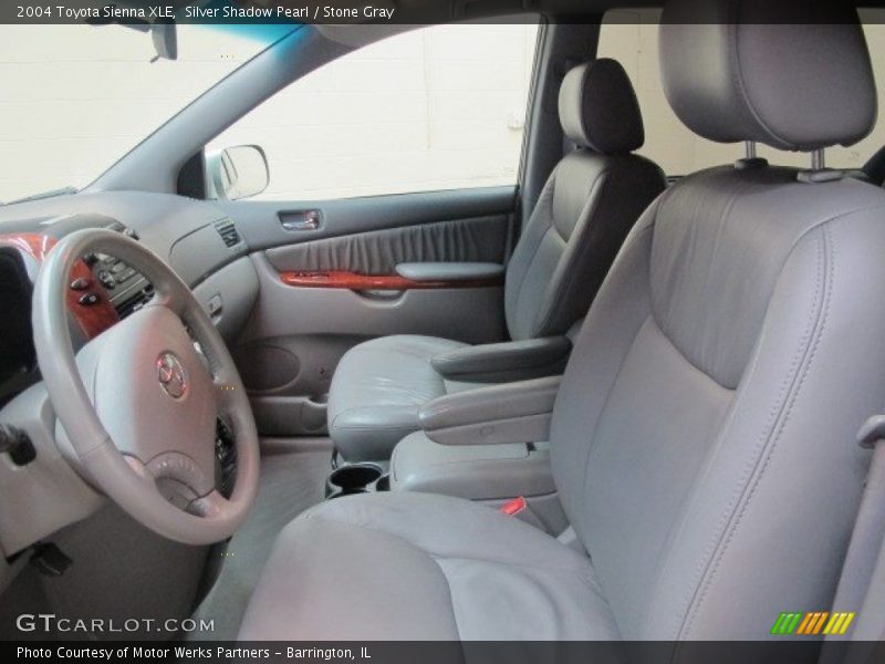 Silver Shadow Pearl / Stone Gray 2004 Toyota Sienna XLE