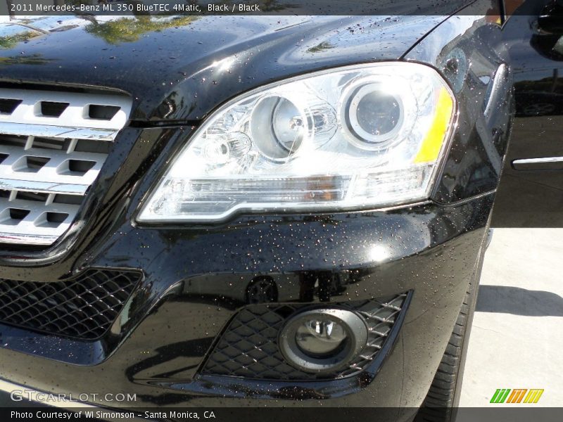 Black / Black 2011 Mercedes-Benz ML 350 BlueTEC 4Matic