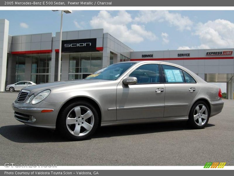 Pewter Metallic / Charcoal 2005 Mercedes-Benz E 500 Sedan