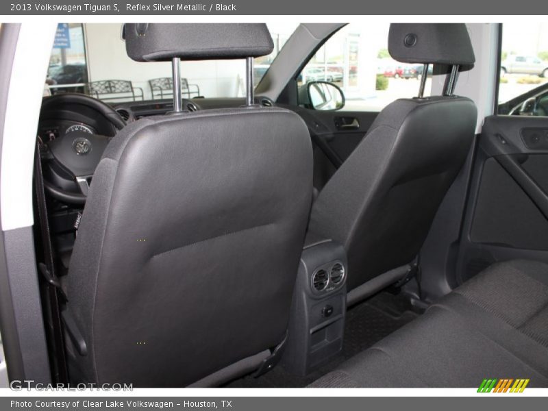 Reflex Silver Metallic / Black 2013 Volkswagen Tiguan S