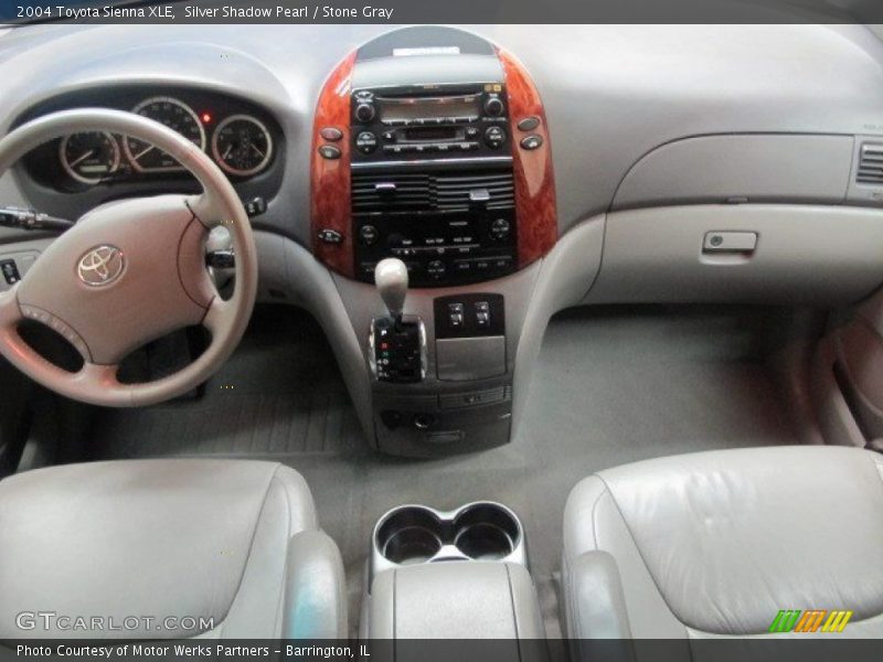 Silver Shadow Pearl / Stone Gray 2004 Toyota Sienna XLE