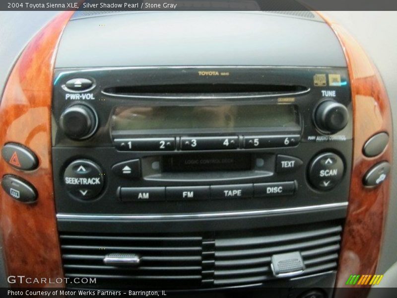 Silver Shadow Pearl / Stone Gray 2004 Toyota Sienna XLE