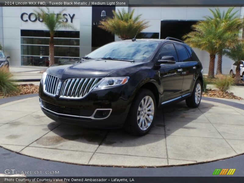Tuxedo Black Metallic / Medium Light Stone 2014 Lincoln MKX FWD
