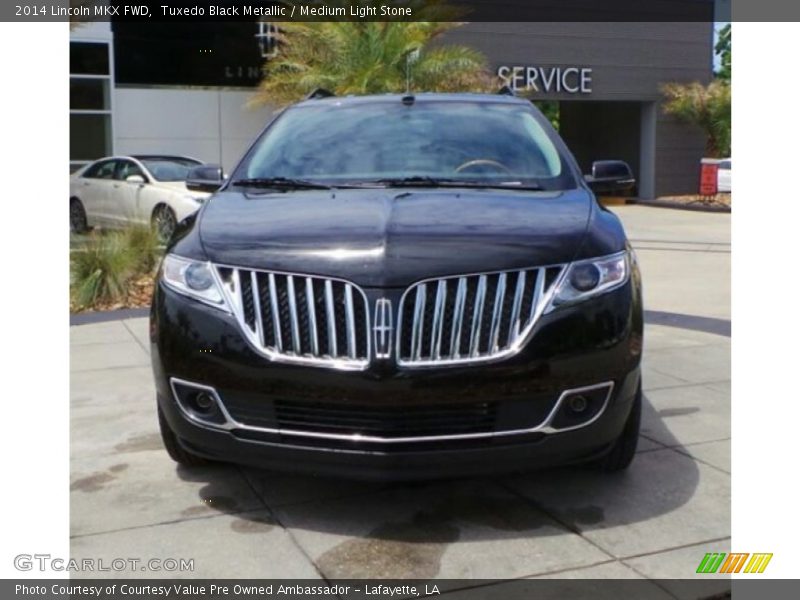 Tuxedo Black Metallic / Medium Light Stone 2014 Lincoln MKX FWD