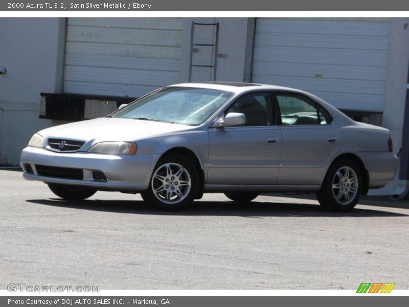 Satin Silver Metallic / Ebony 2000 Acura TL 3.2