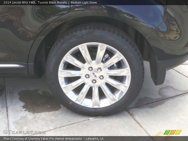 Tuxedo Black Metallic / Medium Light Stone 2014 Lincoln MKX FWD