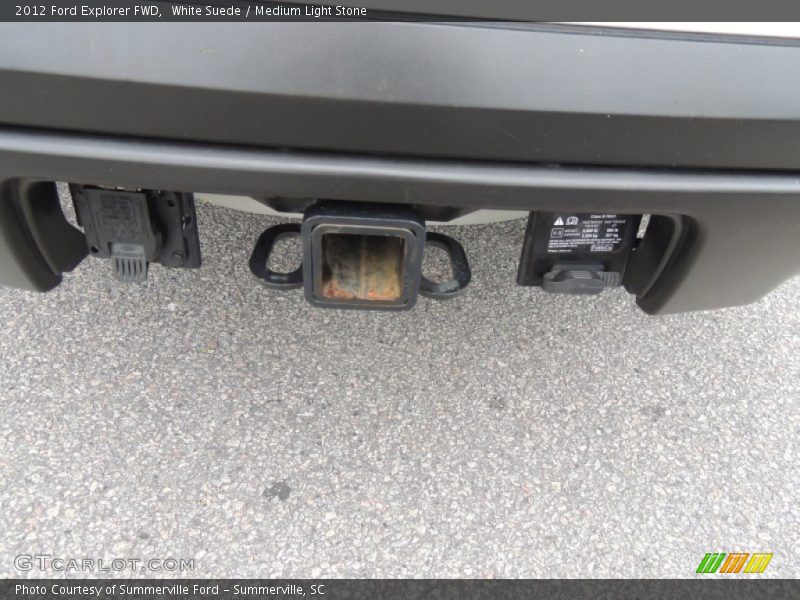 White Suede / Medium Light Stone 2012 Ford Explorer FWD
