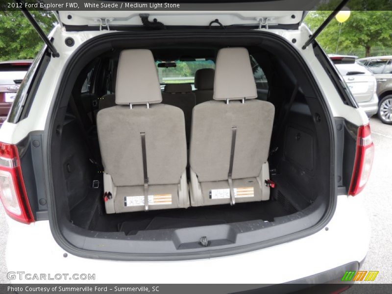 White Suede / Medium Light Stone 2012 Ford Explorer FWD