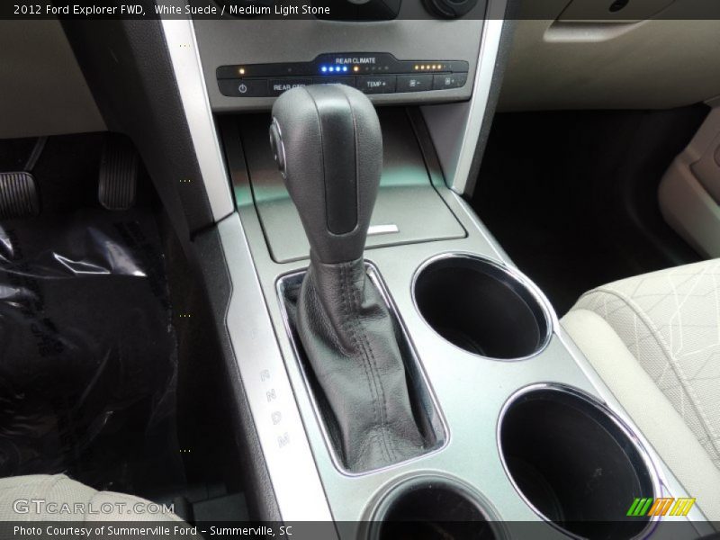 White Suede / Medium Light Stone 2012 Ford Explorer FWD