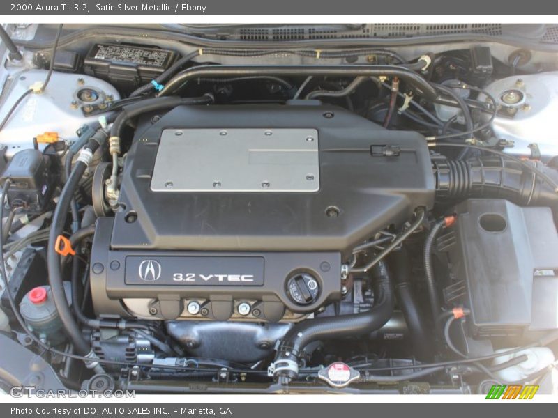 Satin Silver Metallic / Ebony 2000 Acura TL 3.2