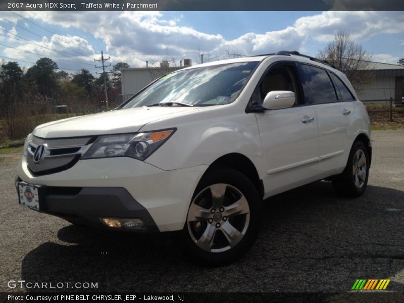 Taffeta White / Parchment 2007 Acura MDX Sport