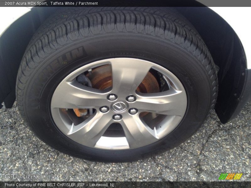 Taffeta White / Parchment 2007 Acura MDX Sport