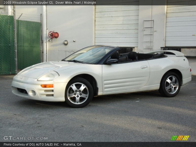 Dover White Pearl / Midnight 2003 Mitsubishi Eclipse Spyder GS