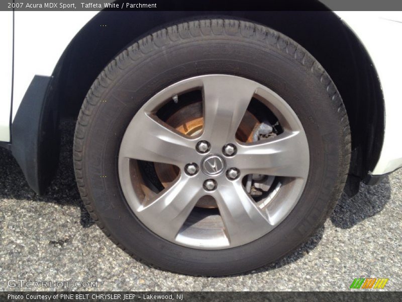 Taffeta White / Parchment 2007 Acura MDX Sport