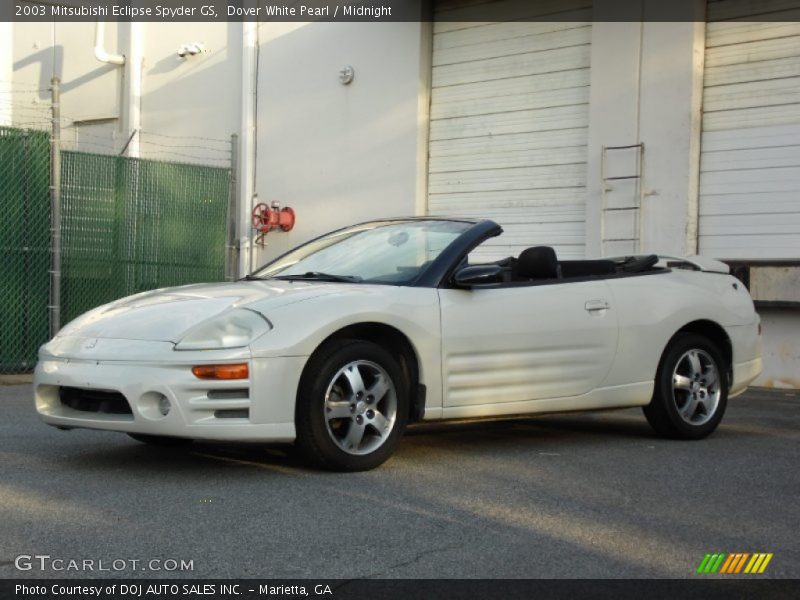 Dover White Pearl / Midnight 2003 Mitsubishi Eclipse Spyder GS