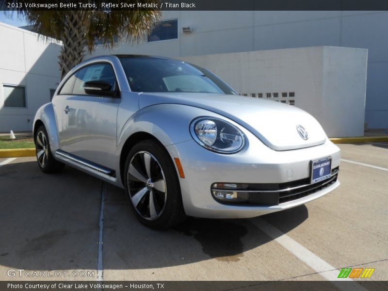 Reflex Silver Metallic / Titan Black 2013 Volkswagen Beetle Turbo