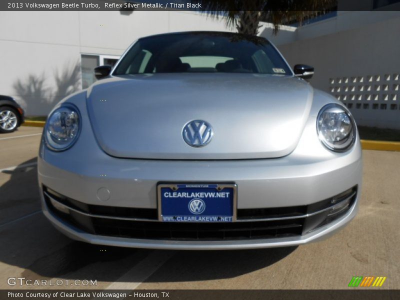 Reflex Silver Metallic / Titan Black 2013 Volkswagen Beetle Turbo
