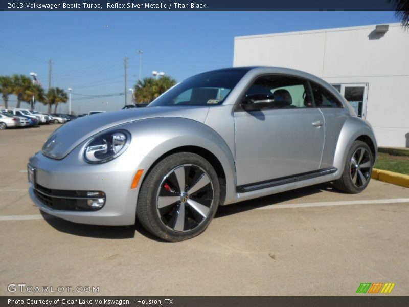 Reflex Silver Metallic / Titan Black 2013 Volkswagen Beetle Turbo