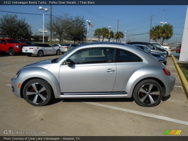Reflex Silver Metallic / Titan Black 2013 Volkswagen Beetle Turbo