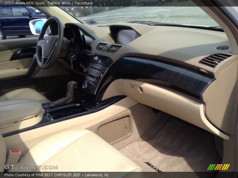 Taffeta White / Parchment 2007 Acura MDX Sport