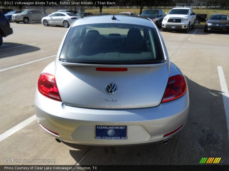 Reflex Silver Metallic / Titan Black 2013 Volkswagen Beetle Turbo
