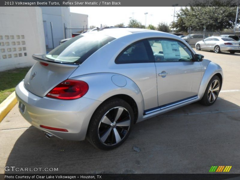 Reflex Silver Metallic / Titan Black 2013 Volkswagen Beetle Turbo