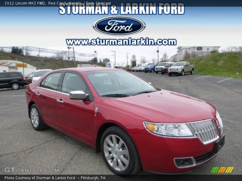 Red Candy Metallic / Dark Charcoal 2012 Lincoln MKZ FWD