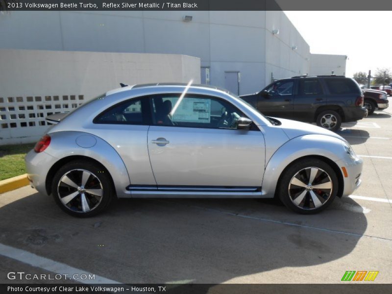 Reflex Silver Metallic / Titan Black 2013 Volkswagen Beetle Turbo