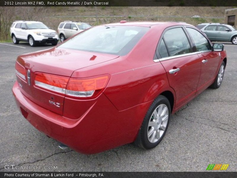 Red Candy Metallic / Dark Charcoal 2012 Lincoln MKZ FWD