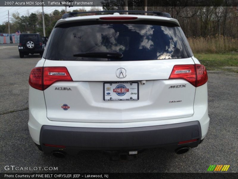 Taffeta White / Parchment 2007 Acura MDX Sport