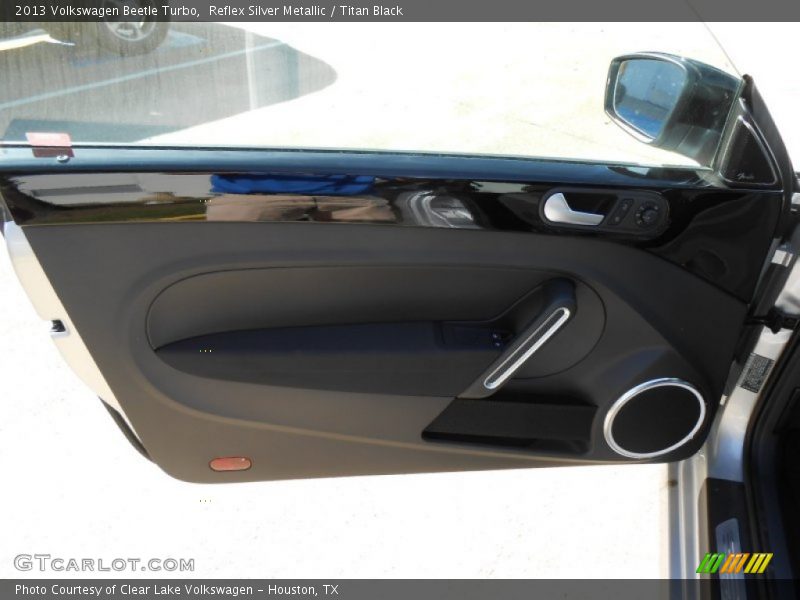 Reflex Silver Metallic / Titan Black 2013 Volkswagen Beetle Turbo