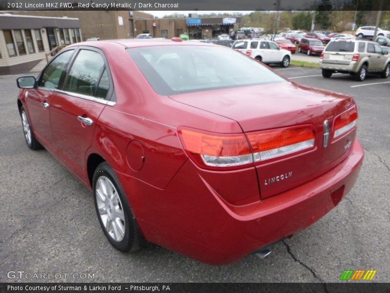 Red Candy Metallic / Dark Charcoal 2012 Lincoln MKZ FWD
