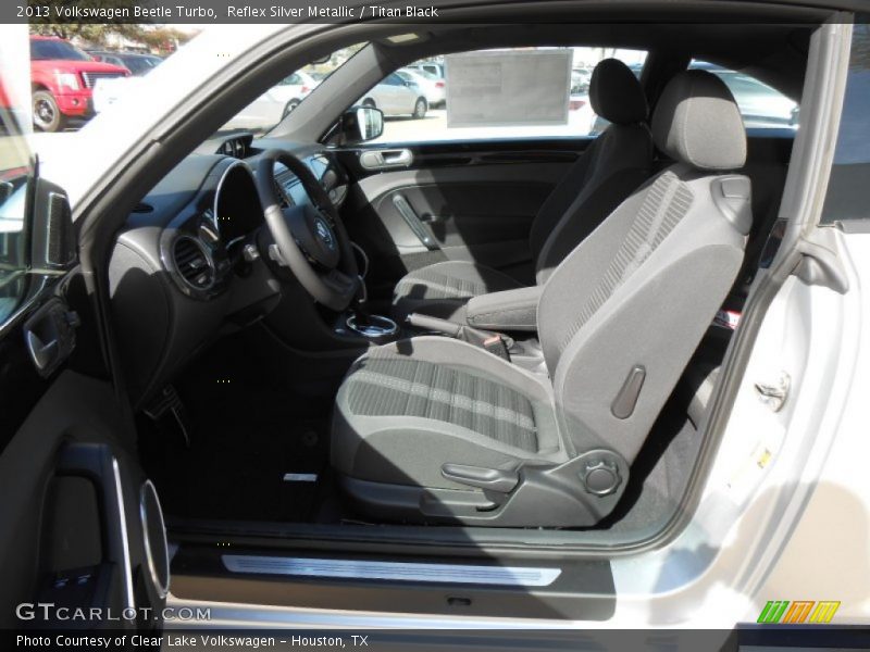 Reflex Silver Metallic / Titan Black 2013 Volkswagen Beetle Turbo