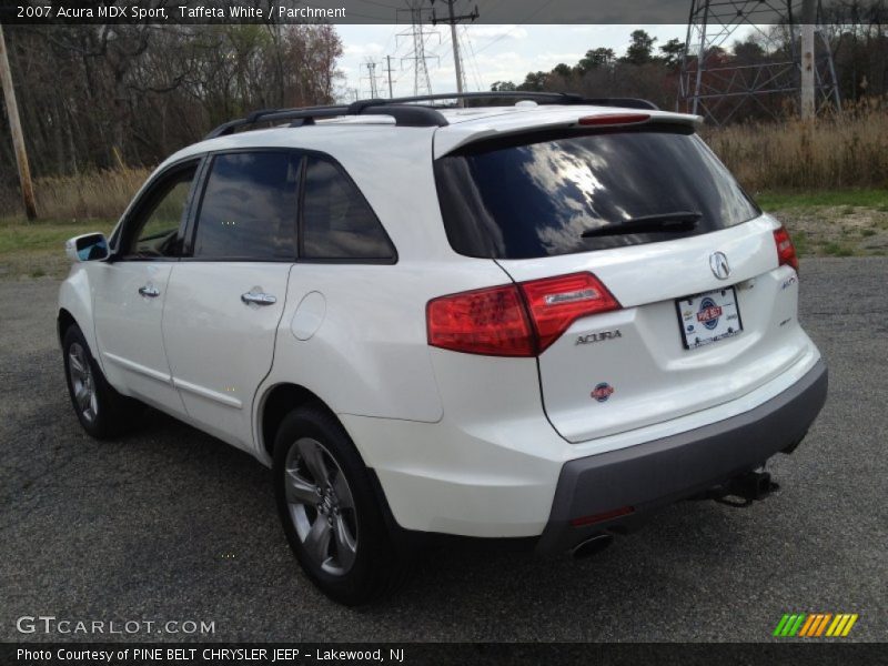Taffeta White / Parchment 2007 Acura MDX Sport