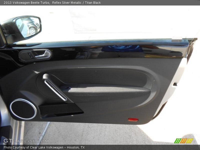 Reflex Silver Metallic / Titan Black 2013 Volkswagen Beetle Turbo