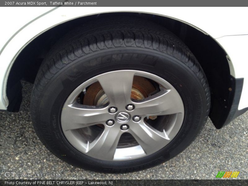 Taffeta White / Parchment 2007 Acura MDX Sport