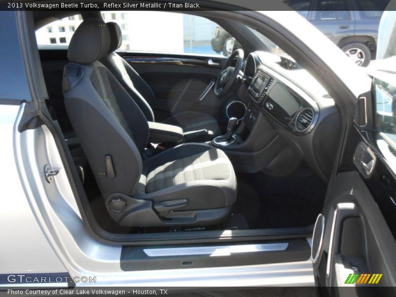 Reflex Silver Metallic / Titan Black 2013 Volkswagen Beetle Turbo