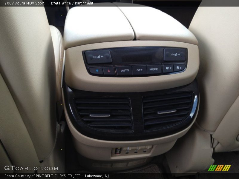 Taffeta White / Parchment 2007 Acura MDX Sport