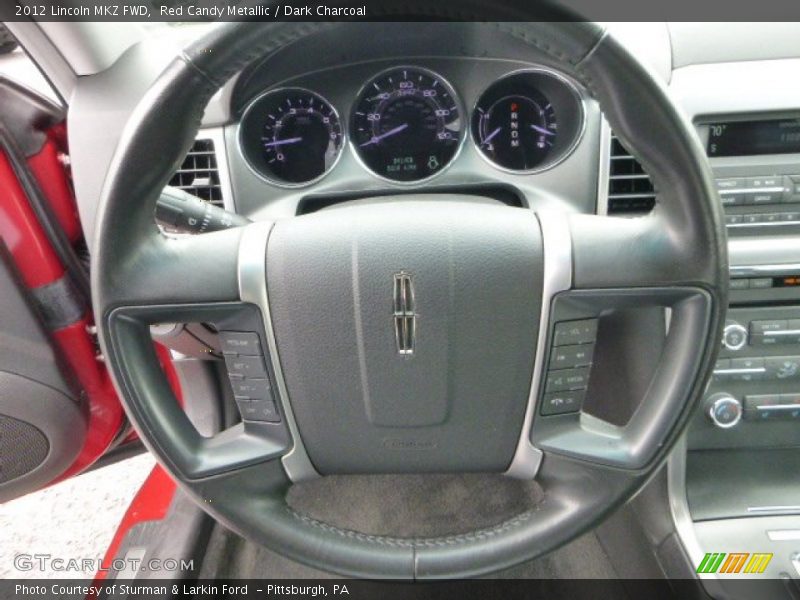 Red Candy Metallic / Dark Charcoal 2012 Lincoln MKZ FWD