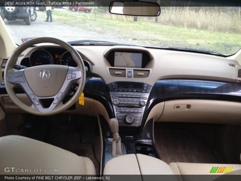 Taffeta White / Parchment 2007 Acura MDX Sport