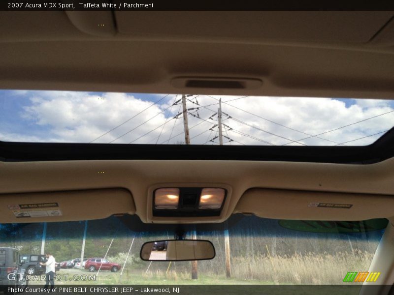 Taffeta White / Parchment 2007 Acura MDX Sport
