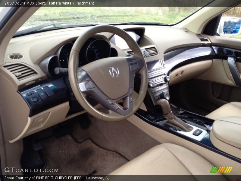 Taffeta White / Parchment 2007 Acura MDX Sport