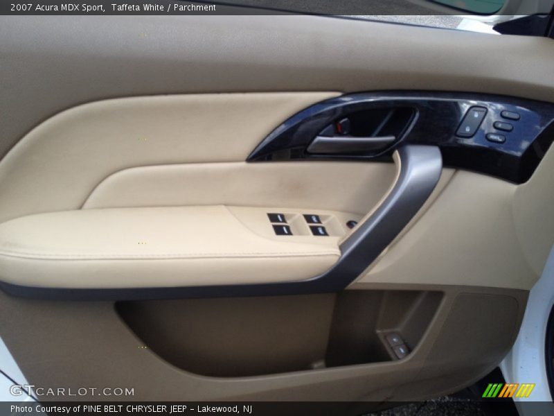 Taffeta White / Parchment 2007 Acura MDX Sport