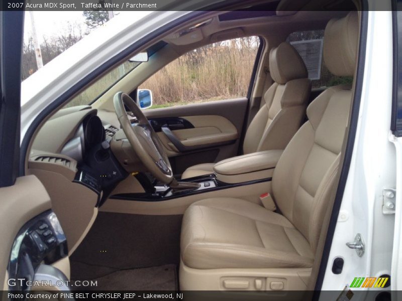 Taffeta White / Parchment 2007 Acura MDX Sport
