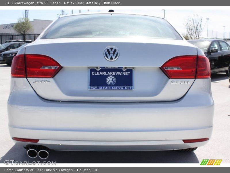 Reflex Silver Metallic / Titan Black 2013 Volkswagen Jetta SEL Sedan